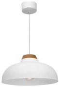 Lampadario su filo BURGOS 1xE27/60W/230V bianco