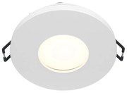 Faretto Da Incasso Moderno Stark Tondo Alluminio Bianco 1 Luce