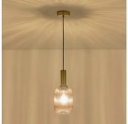 Lampadario a sospensione con filo 1xE27/15W/230V marrone pr. 13 cm