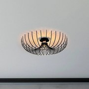 Opviq Plafoniera Aspendos N-639, nero, metallo, Ø 56 cm