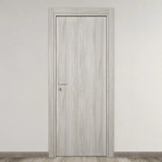 Porta interna a battente Elm in legno colore olmo chiaro, L 60 x H 210 cm, apertura reversibile