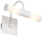 Applique da bagno classico bianco IP44 a 2 luci - Bath Arc