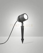 Boris luce con picchetto da giardino grigio scuro a led 8w 3000k 700lm