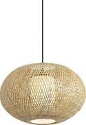 Lampada a sospensione Japandi in bambù 50cm IP44 - Moana