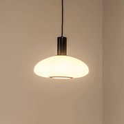 Euluna Lampada a sospensione Milano 1 luce, ovale, bianco