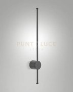 Clip applique led 12w 3000k 1650lm  grigio scuro da esterno ip54