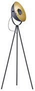 Lampada da terra Chewy in metallo grigio scuro, altezza 160 cm - Trio