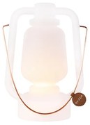 Lampada da tavolo ricaricabile 30 cm IP44 bianca - STORM Small