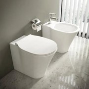 Coppia sanitari filomuro scarico a pavimento IDEAL STANDARD Connect Air WC: P 36 x L 55 x H 40 cm, bidet: P 54.5 x L 36 x H 39.5 cm