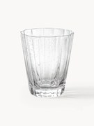 Bicchieri in vetro soffiato millerighe Scallop Glasses 4 pz