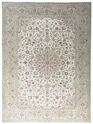 Kashan Tappeto persiano 400x300 Beige (Iran) Annodato A Mano