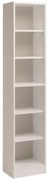 Libreria SOPHIA L 41.3 x P 28 x H 198 cm bianco opaco, portata per ripiano 5 kg