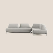 Newton divano angolare modulare con schienali movibili T07 grigio