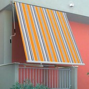 Tenda da sole a bracci estensibili mod. T137 B, L 2.45 x 2.45 m giallo