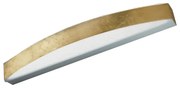 Applique Contemporanea Band Metallo Foglia Oro Led 28W