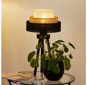 Brilagi - Lampada da tavolo ASPEN LUNETA 1xE27/15W/230V nero/beige/color crema