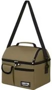 Borsa porta pranzo termica marrone 4 L con tracolla