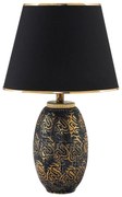 Lampada da tavolo RAMZES 1xE27/40W/230V nero/oro