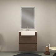 Mobile sottolavabo e lavabo Paris frassino scuro L 70 cm 1 vasca