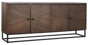 Credenza DKD Home Decor 177 x 38 x 75 cm Marrone scuro Legno