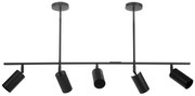 LAMPADA PENSILE METALLO BLACK  LOFT APP611-5C