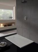 Piatto doccia in resina Cosmos Stone grigio L 150 x L 70 cm