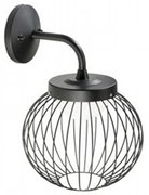 Applique Da Esterno Moderna Cage Alluminio E Termoplastica Nero Led 20W 4000K