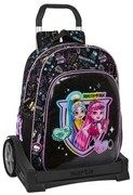 Trolley per la Scuola Monster High Nero 33 x 42 x 14 cm