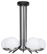 Jupiter 1724 - Lampadario a sospensione con supporto rigido SANTA 5xE14/40W/230V cromo