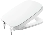 Copriwater Debba quadrato dedicato per serie sanitari in abs bianco