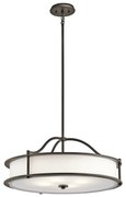 Lampadario Contemporaneo Emory Acciaio Bronzo Antico 4 Luci E27