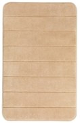 Tappeto da bagno beige con memory foam , 80 x 50 cm Stripes - Wenko