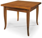 GEOFFREY - tavolo da pranzo allungabile a libro in legno massello