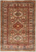 Kazak Tappeto orientale 100x150 Grigio (Pakistan) Annodato A Mano