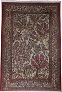 Ghom Tappeto 140 x 210 (Iran) Annodato A Mano
