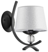 Applique SMITH 1xE14/10W/230V nero/argento