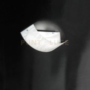 Agnese p/p lampada da soffitto in vetro decorato e metallo 3 luci a...