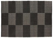 HAY - Check Rug Large Check 170x240 Black HAY