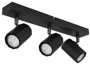 Globo 57918-3B - Faretto JAMES 3xGU10/25W/230V nero