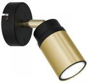 Faretto da muro NEST 1xGU10/8W/230V nero/ottone