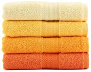 Set di 4 asciugamani Daisy, 70 x 140 cm Rainbow - Foutastic