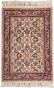Sarouk Tappeto 60 x 90 Beige (Indian) Annodato A Mano