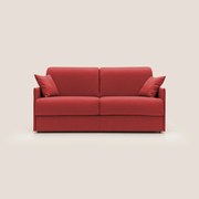 Evans Divano letto matrimoniale in tessuto impermeabile T13 rosso 149 cm (mat. 120x197)