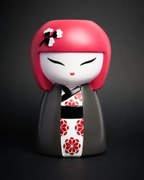 Blogo Design Vaso pop colorato Kokeshi Kimono h 25 cm