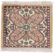 Agra Tappeto orientale 30x30 (Indian) Annodato A Mano