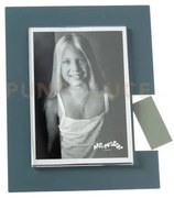 Portafoto di design bliko piccolo petrolio ,giada in ferro e polime...