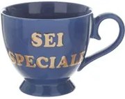 Tazza in porcellana blu Sei Speciale 500 ml