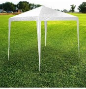 Gazebo Lifetime Impermeabile Polietilene Bianco PVC 300 x 300 x 250 cm