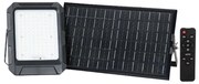 Faretto solare LED 15W 3,7V IP65 4000K nero + telecomando