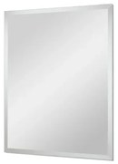 Specchio bagno a filo 50x60 cm reversibile con bisellatura 2,5 cm